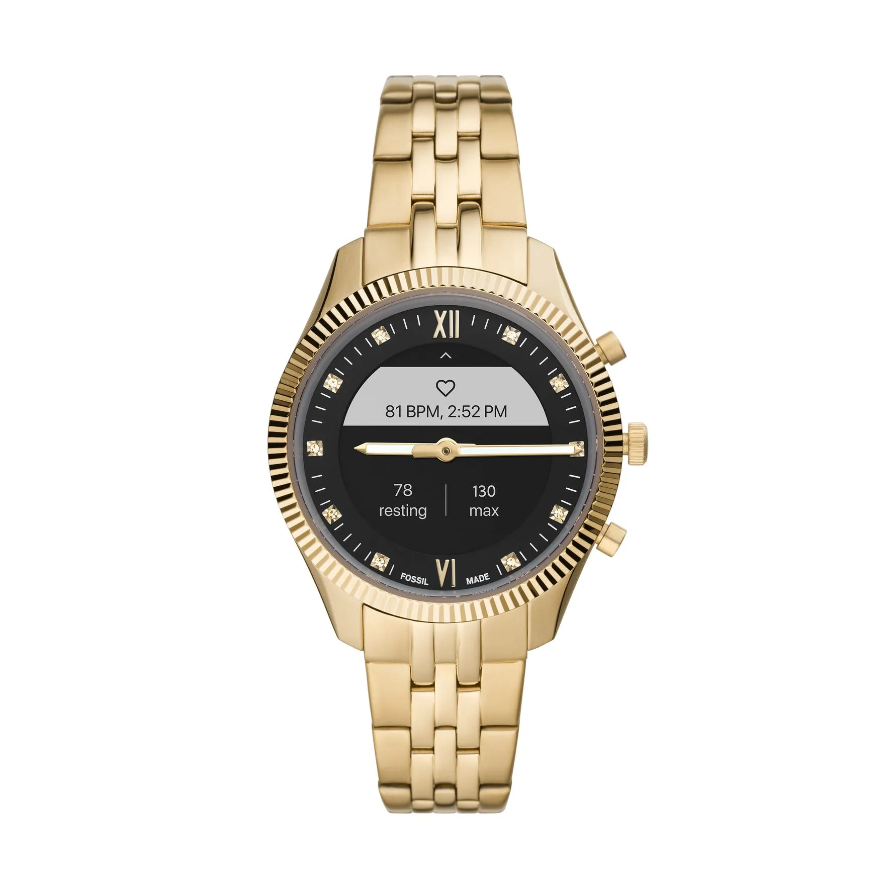 Hybrid Smartwatch HR Scarlette Gold-Tone Stainless Steel