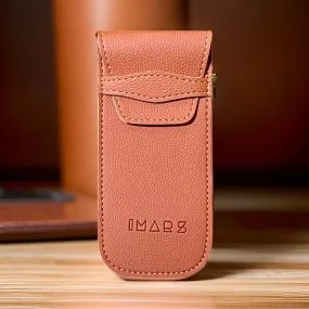 IMARS Vegan Leather Spectacle Case, Chic Protection for Your Eyesight.