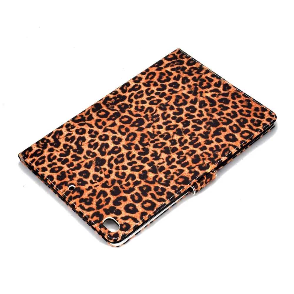 iPad 10.2 (2021) / Air (2019) cool pattern leather flip case - Leopard Texture