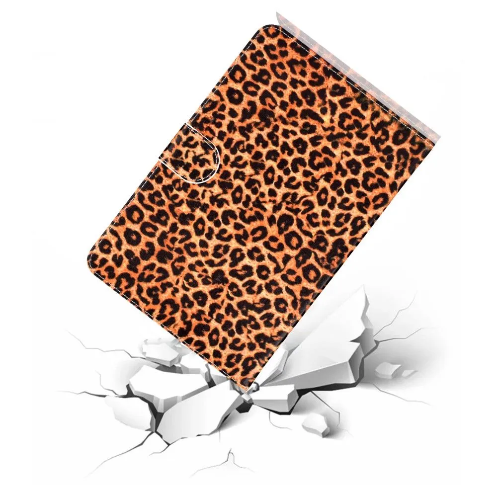 iPad 10.2 (2021) / Air (2019) cool pattern leather flip case - Leopard Texture