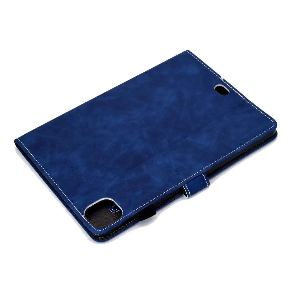 iPad Pro 11 (2021) / Air (2020) simple leather flip case - Blue