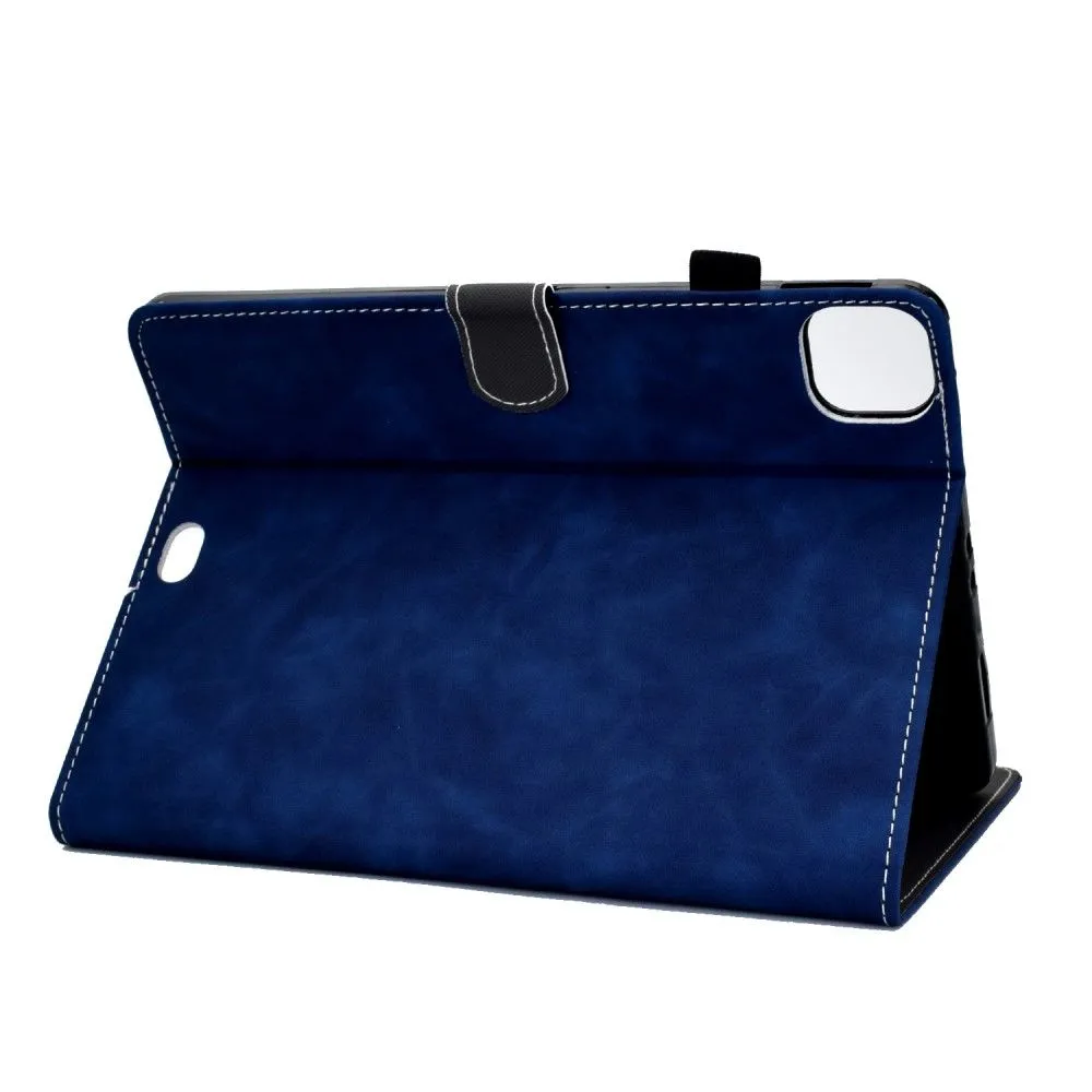 iPad Pro 11 (2021) / Air (2020) simple leather flip case - Blue