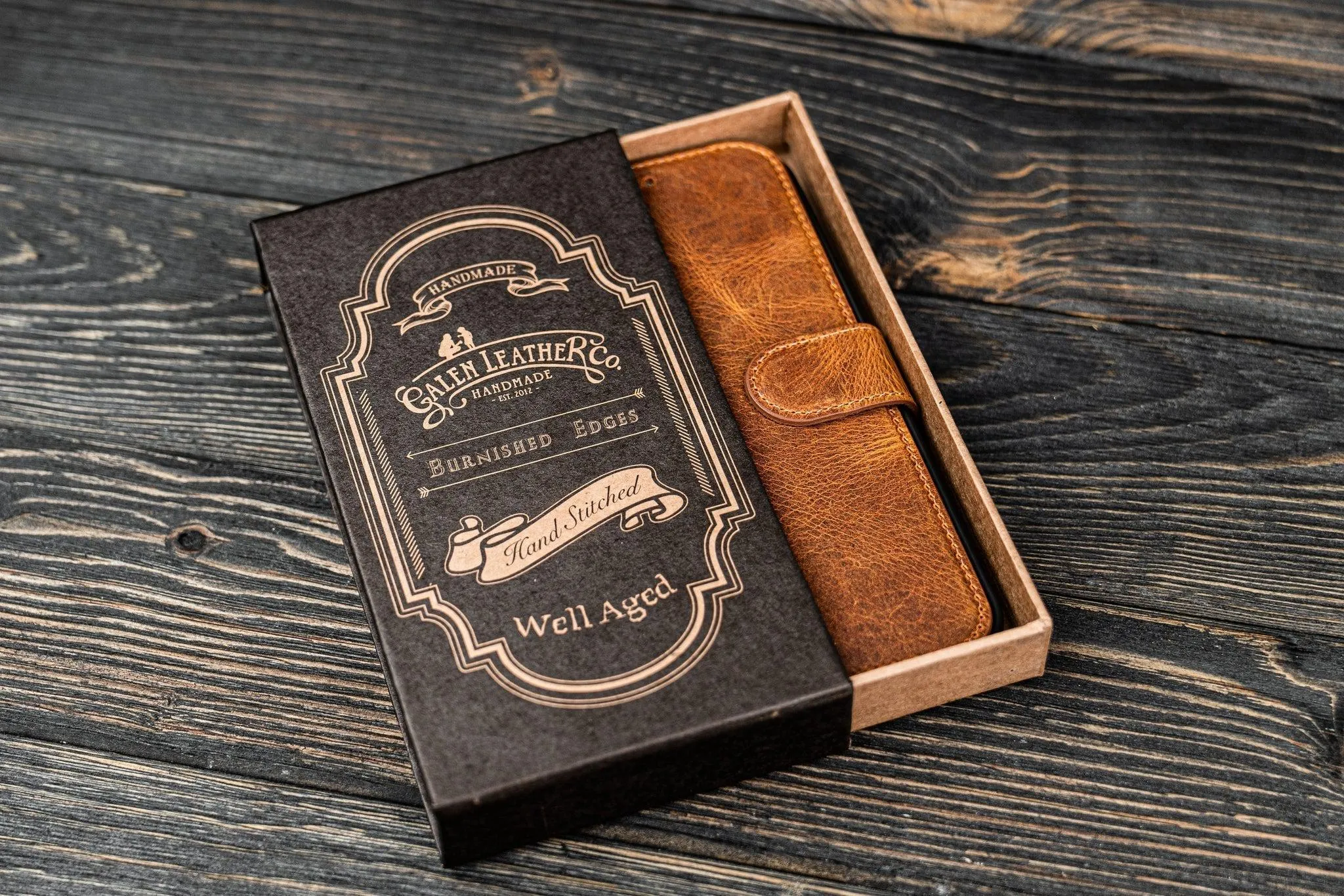 iPhone 13 (6.1") Leather Wallet Case