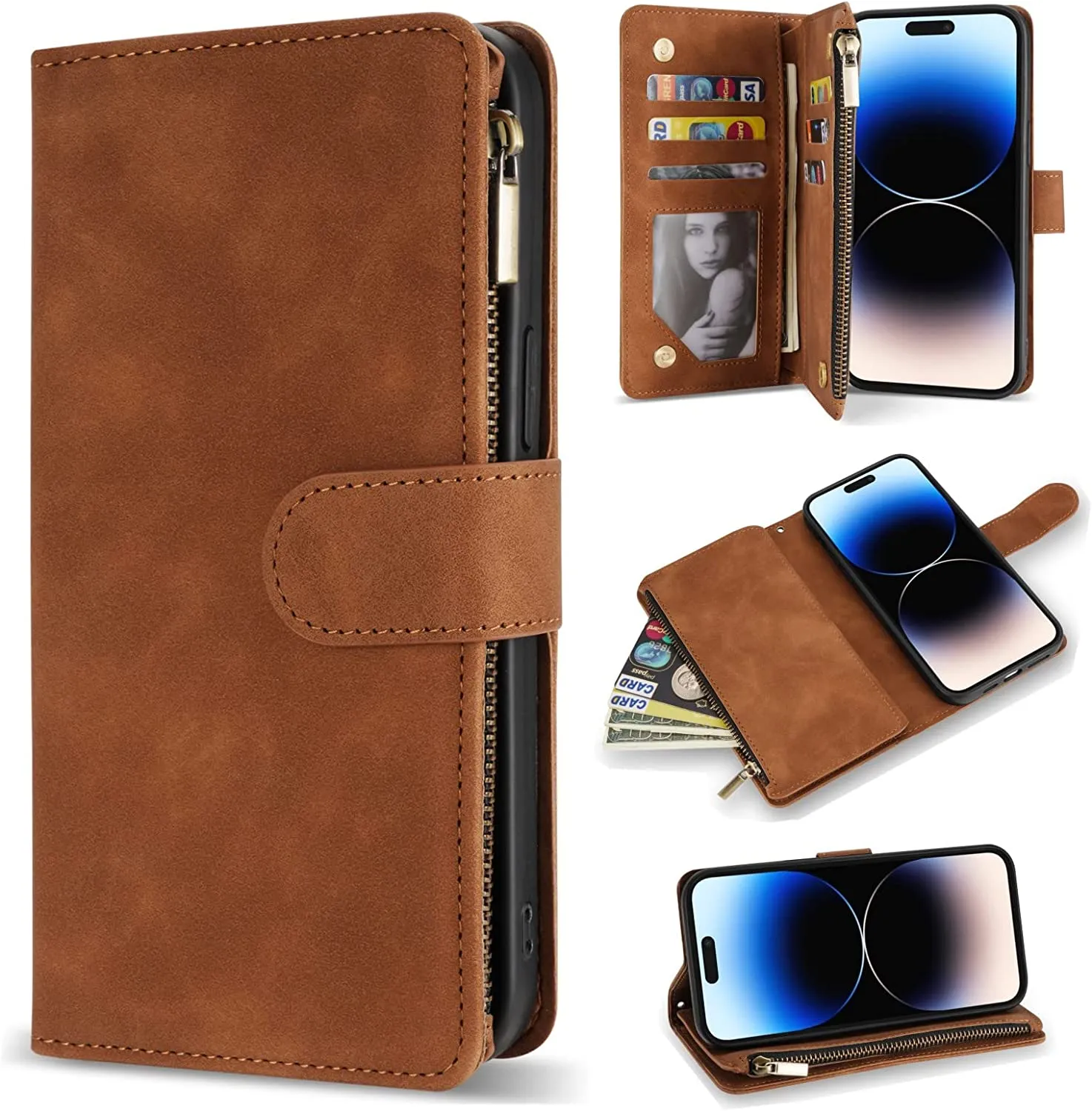 iPhone 14 Pro Max Case Wallet Protective Cover Wallet Case