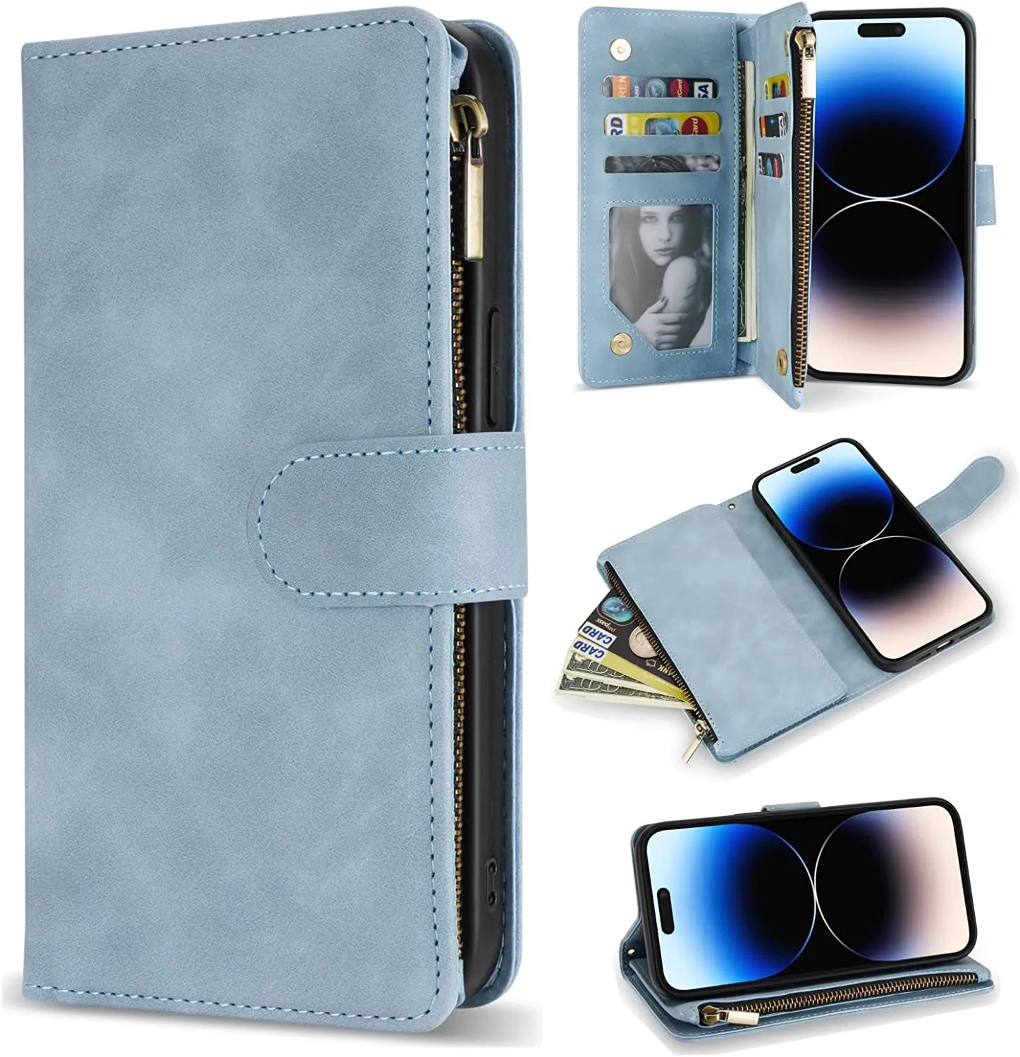 iPhone 14 Pro Max Case Wallet Protective Cover Wallet Case