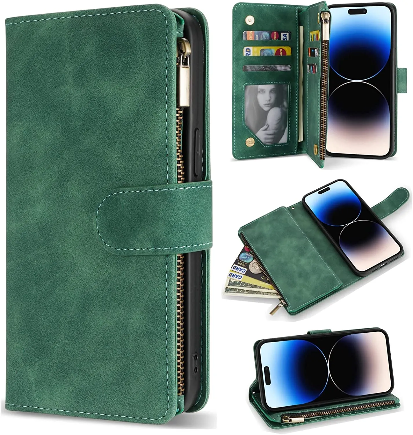 iPhone 14 Pro Max Case Wallet Protective Cover Wallet Case