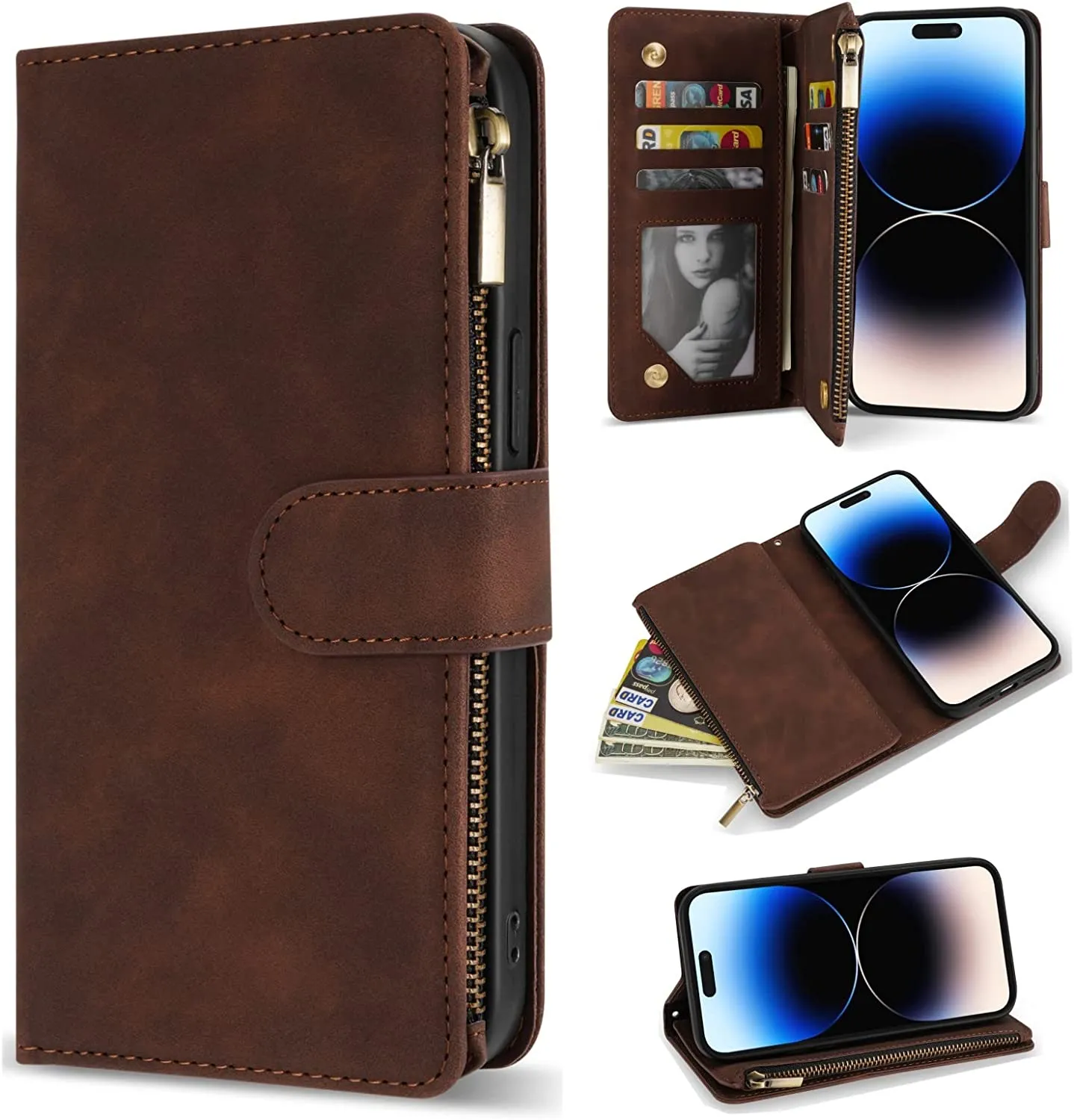 iPhone 14 Pro Max Case Wallet Protective Cover Wallet Case