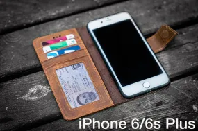 iPhone 6/6s Plus Leather Wallet Case - No.02