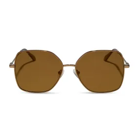 IRIS - COPPER METAL   BROWN GOLD FLASH   POLARIZED SUNGLASSES