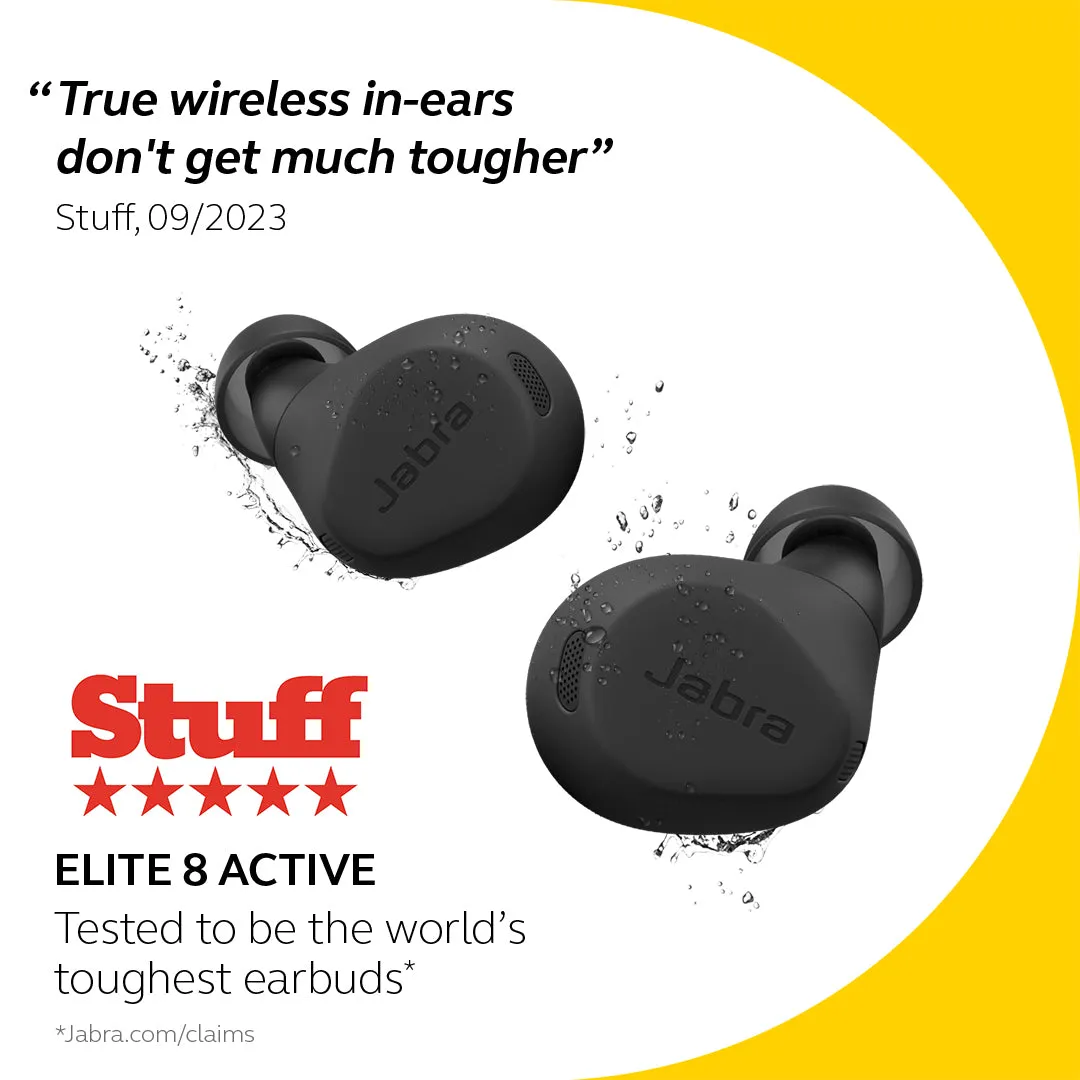 Jabra Elite 8 Active In-Ear Earbuds - Black | 100-99160900-99