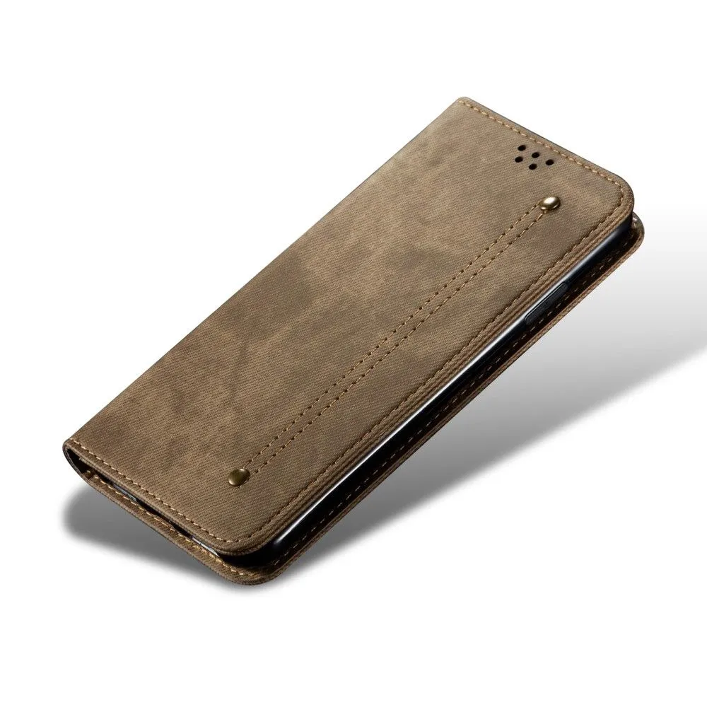 Jeans Motorola Moto G30 Flip case - Khaki