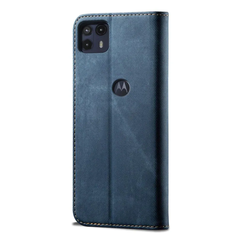 Jeans Motorola Moto G50 5G Flip case - Blue