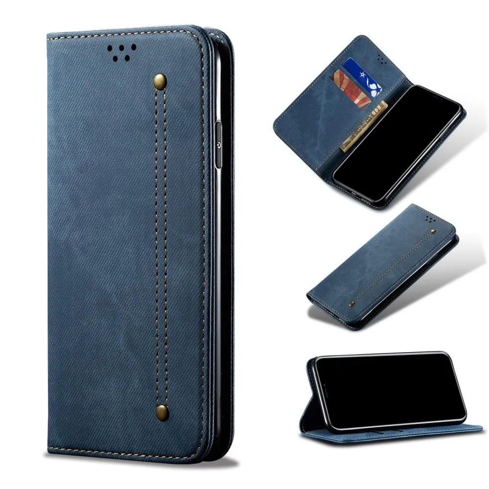 Jeans Motorola Moto G50 5G Flip case - Blue