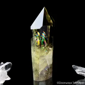 John of God Crystal Citrine & Smoky Phantom Quartz w/ Rainbows