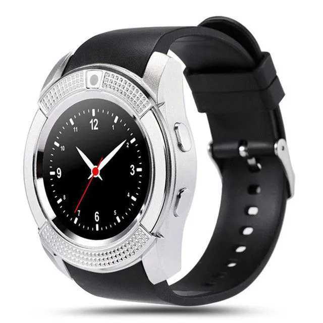 JQAIQ V8 Waterproof Bluetooth Smart Watch with IPS HD SIM TF Card for Android