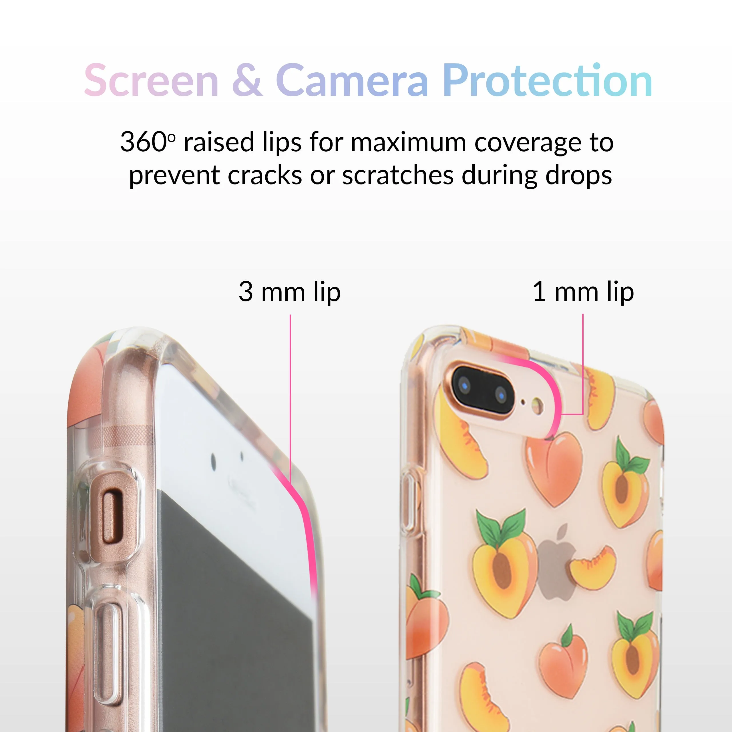 Just Peachy iPhone Clear Case