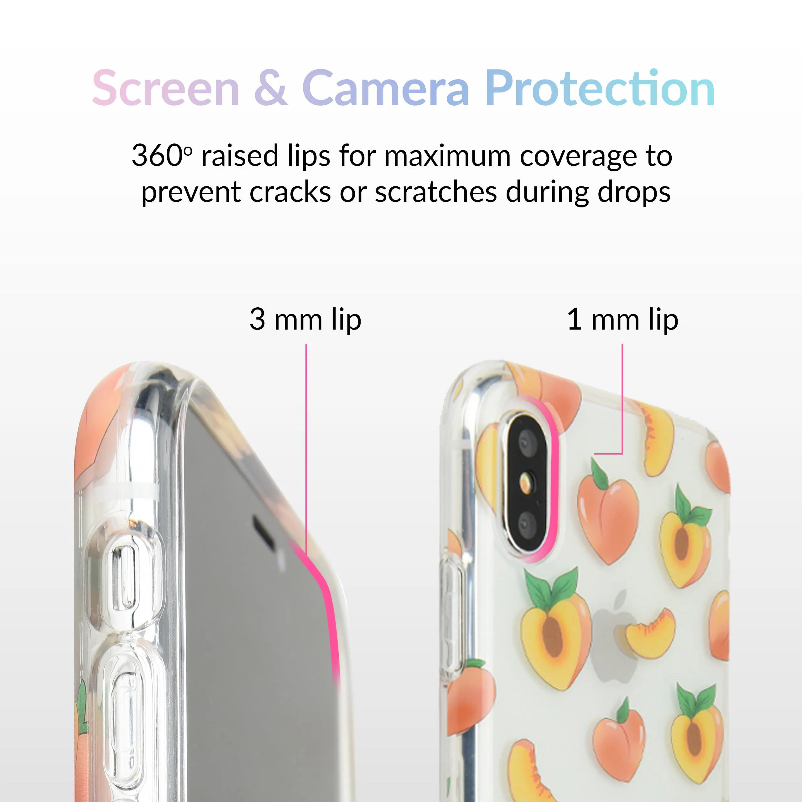 Just Peachy iPhone Clear Case