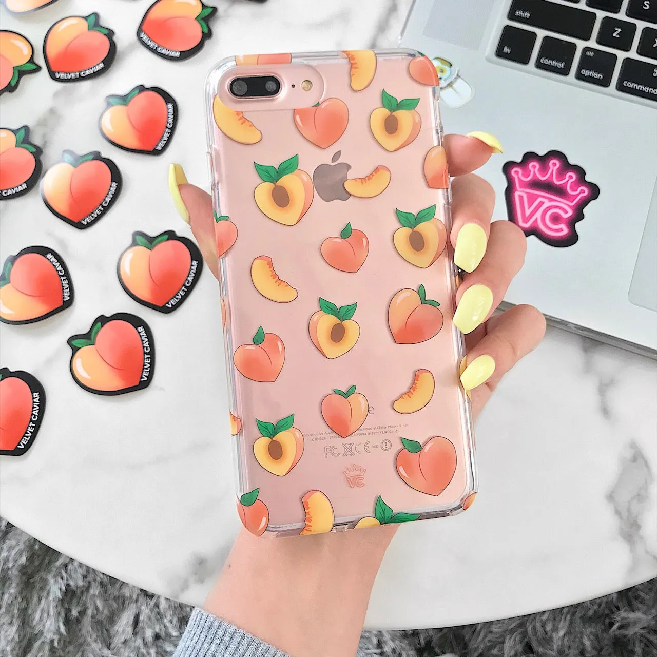 Just Peachy iPhone Clear Case