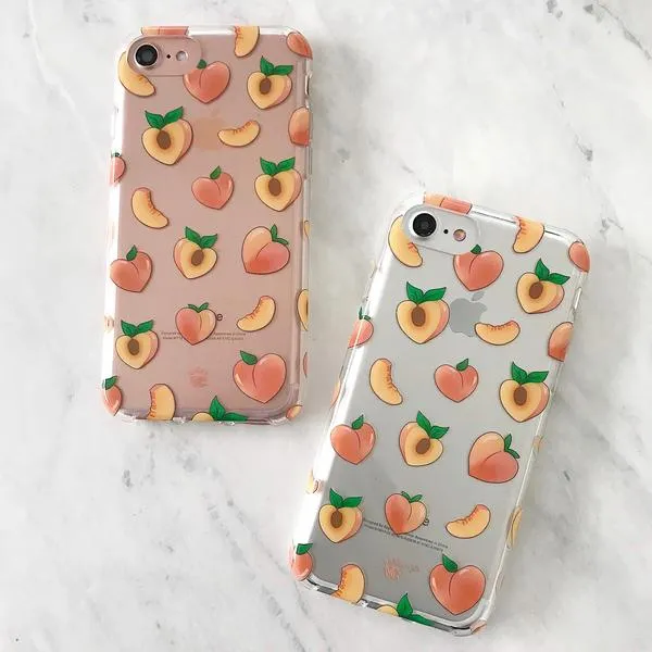 Just Peachy iPhone Clear Case