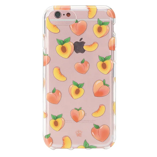 Just Peachy iPhone Clear Case