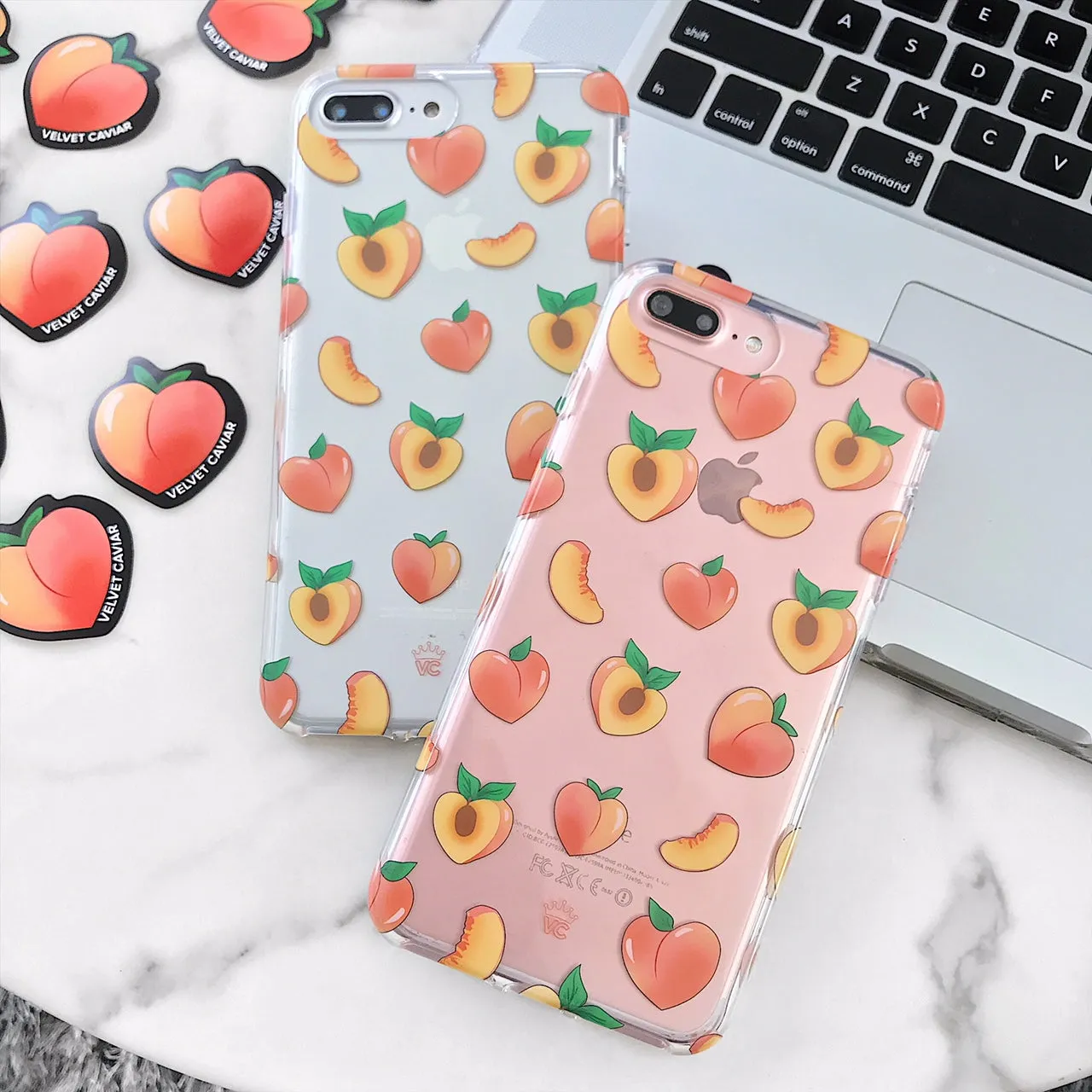 Just Peachy iPhone Clear Case