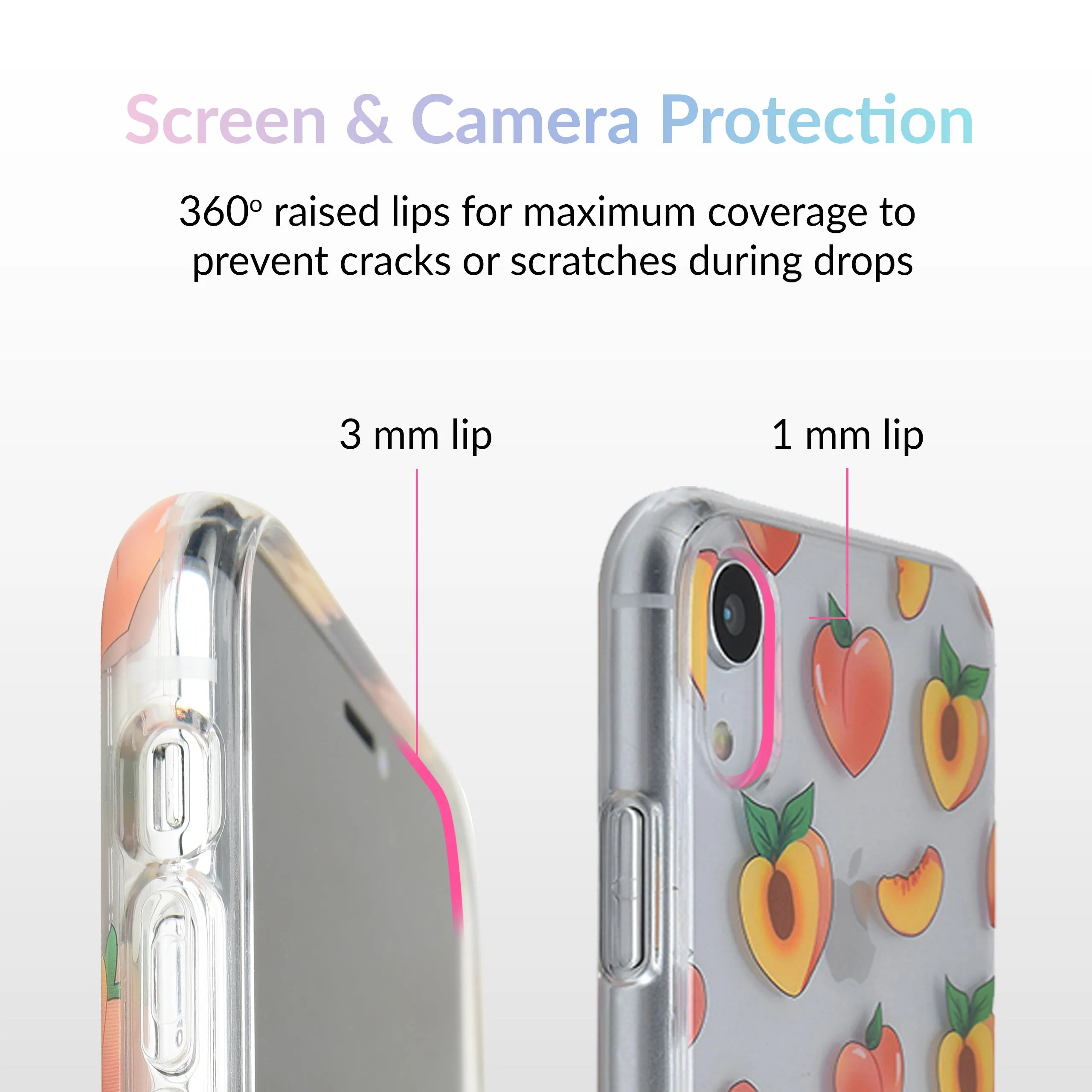 Just Peachy iPhone Clear Case