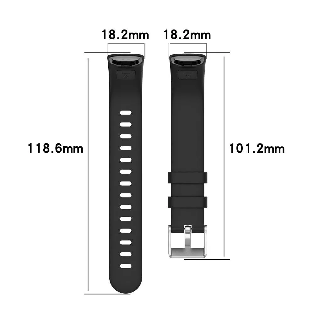 Keep B2 silicone watch strap - White