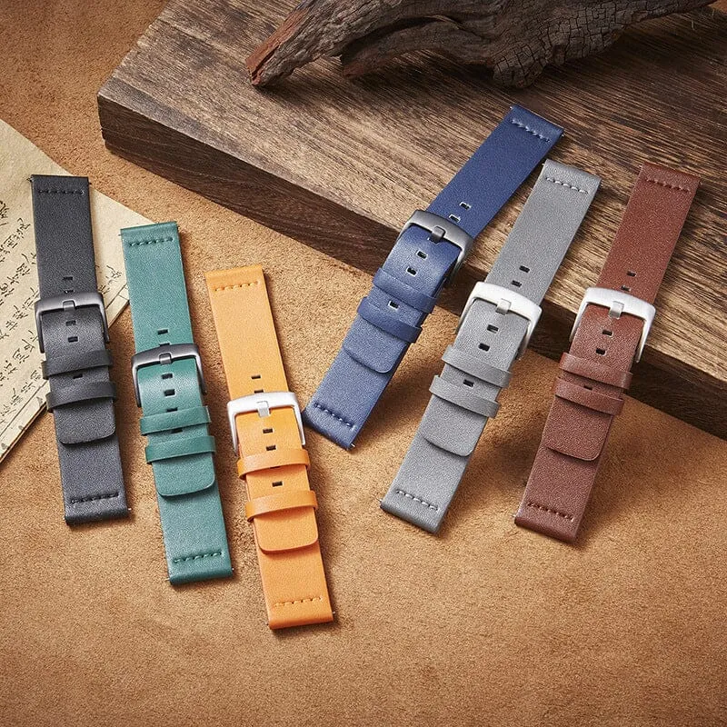 Leather Straps Compatible with the Xiaomi Band 8 Pro