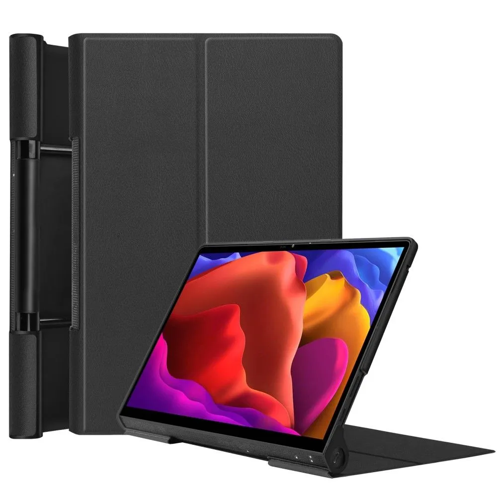 Lenovo Yoga 13 PU leather flip case with kickstand - Black