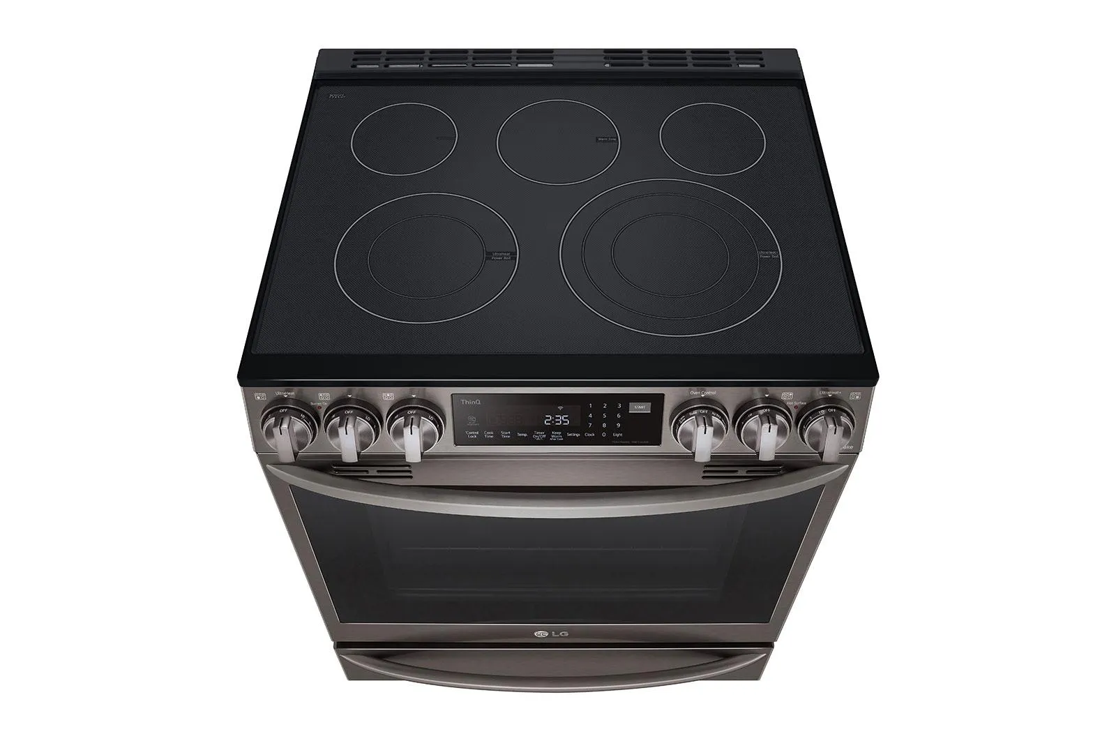 Lg LSEL6337D 6.3 cu ft. Smart Wi-Fi Enabled ProBake Convection® InstaView™ Electric Slide-in Range with Air Fry