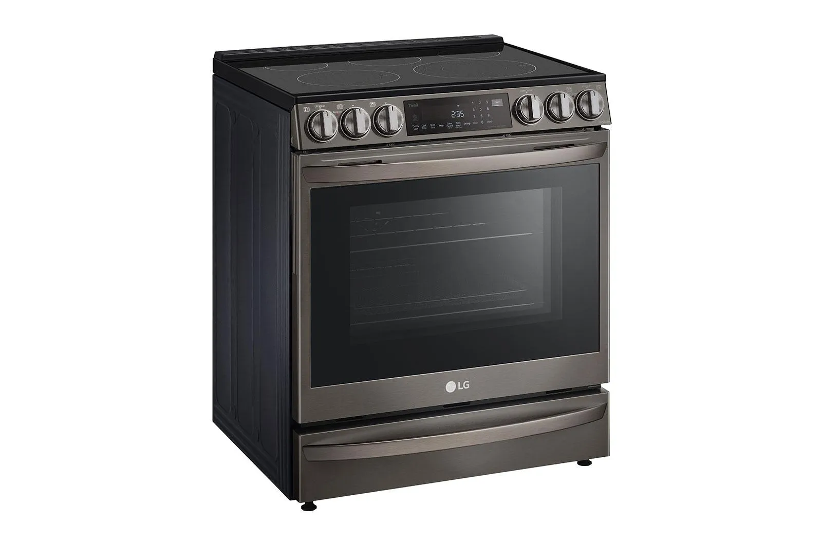 Lg LSEL6337D 6.3 cu ft. Smart Wi-Fi Enabled ProBake Convection® InstaView™ Electric Slide-in Range with Air Fry