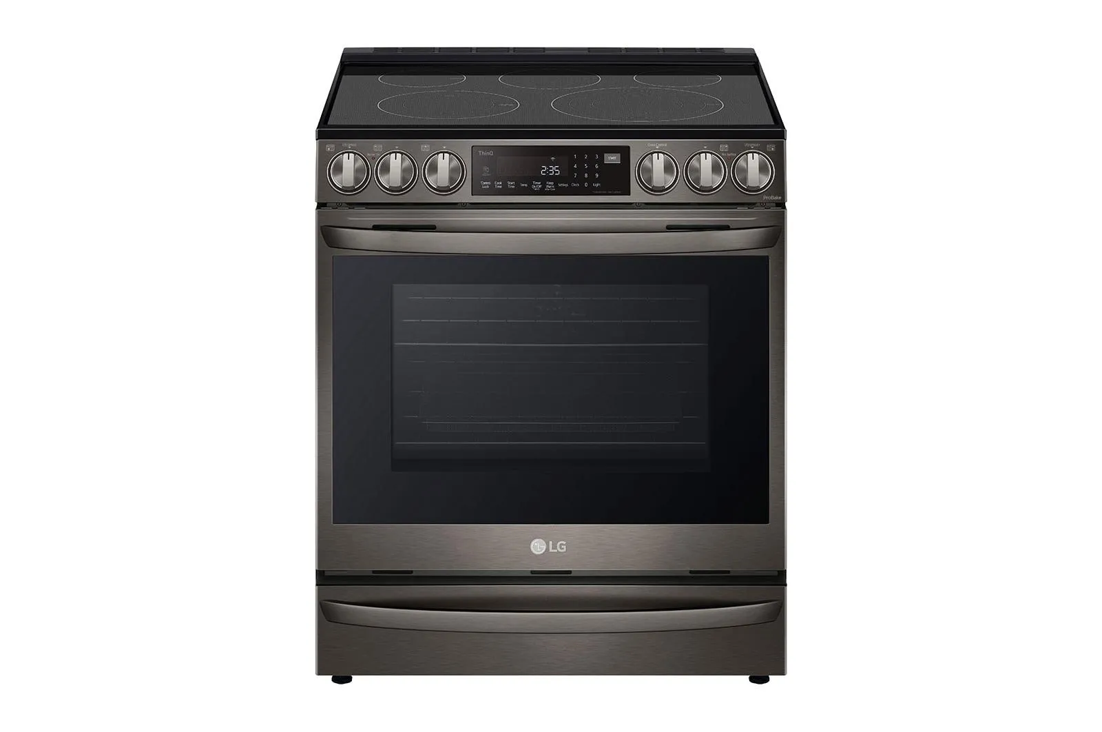 Lg LSEL6337D 6.3 cu ft. Smart Wi-Fi Enabled ProBake Convection® InstaView™ Electric Slide-in Range with Air Fry