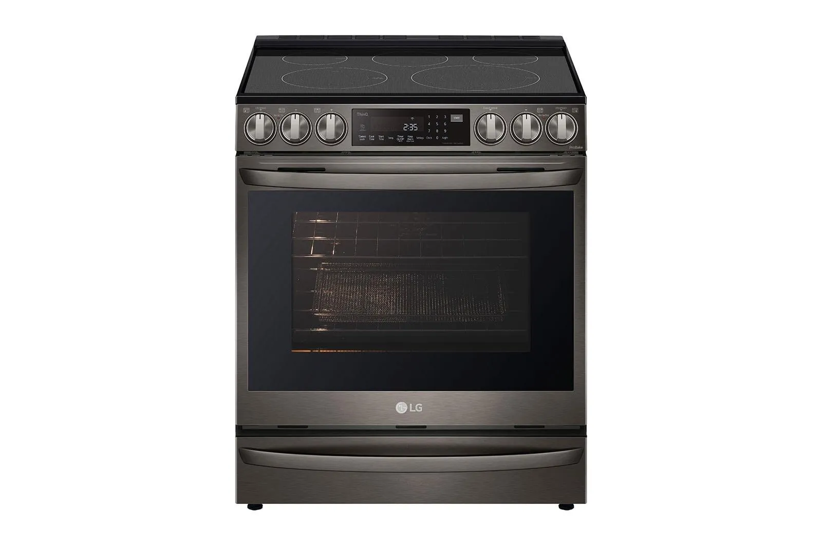 Lg LSEL6337D 6.3 cu ft. Smart Wi-Fi Enabled ProBake Convection® InstaView™ Electric Slide-in Range with Air Fry