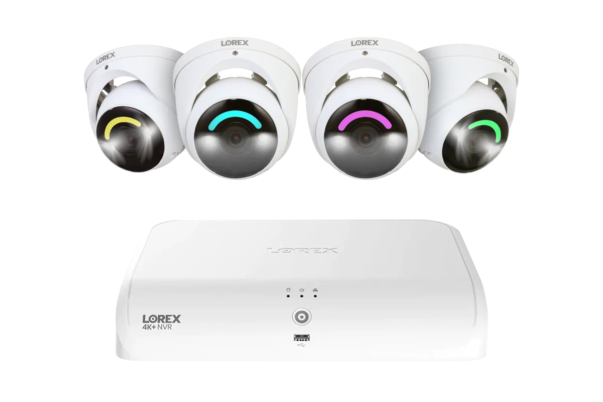 Lorex 4K  12MP 16 Camera Capable (8 Wired   8 Fusion Wi-Fi ) 2TB Wired NVR System with H30 IP Dome Cameras