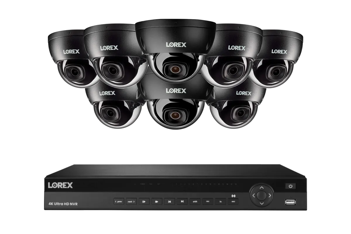 Lorex Elite Series 4K 16 Camera Capable 4TB Wired NVR System with 4MP (2K) A4 IP Dome Cameras