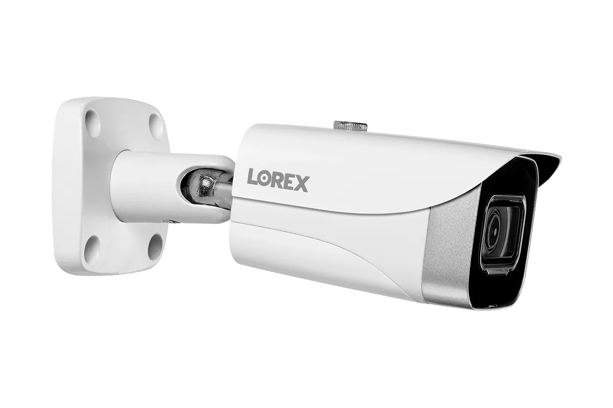 Lorex Fusion 4K 16 Camera Capable (8 Wired   8 Wi-Fi) 2TB NVR System with 6 IP Bullet Cameras, 2K Indoor Wi-Fi Security Camera and Wi-Fi Floodlight Camera