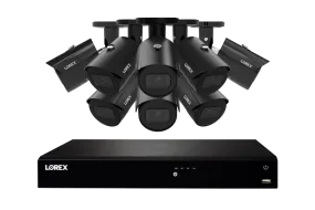 Lorex Fusion Series 4K 16 Camera Capable (Wired or Fusion Wi-Fi) 4TB Wired NVR System with A14 IP Bullet Cameras