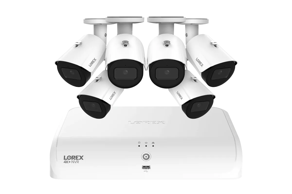 Lorex Fusion Series 4K  16 Channel (8 Wired   8 Fusion Wi-Fi) 2TB Wired System with A14 Wired 4K IP Bullet Cameras