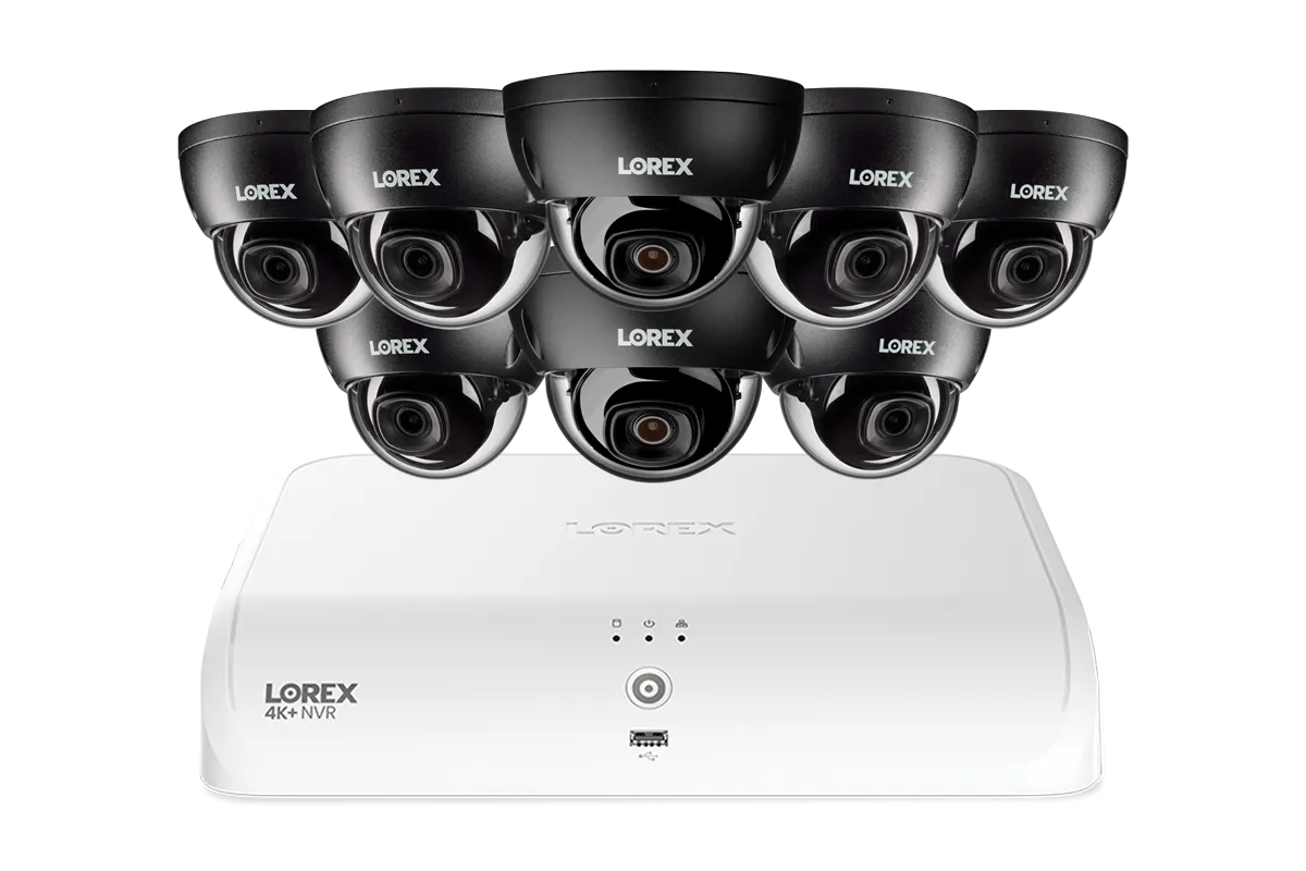 Lorex Fusion Series 4K  16 Channel (8 Wired   8 Fusion Wi-Fi) 2TB Wired System with A4 Wired 2K IP Dome Cameras