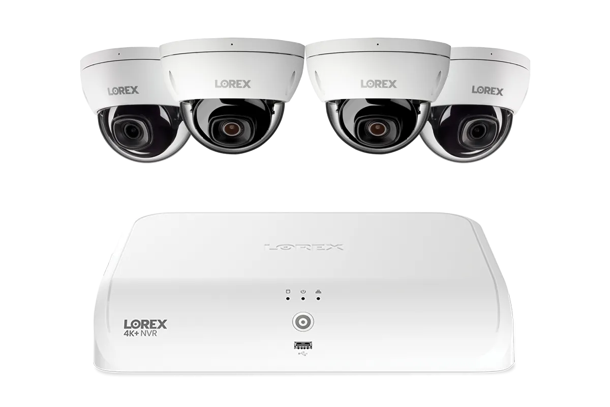 Lorex Fusion Series 4K  16 Channel (8 Wired   8 Fusion Wi-Fi) 2TB Wired System with A4 Wired 2K IP Dome Cameras