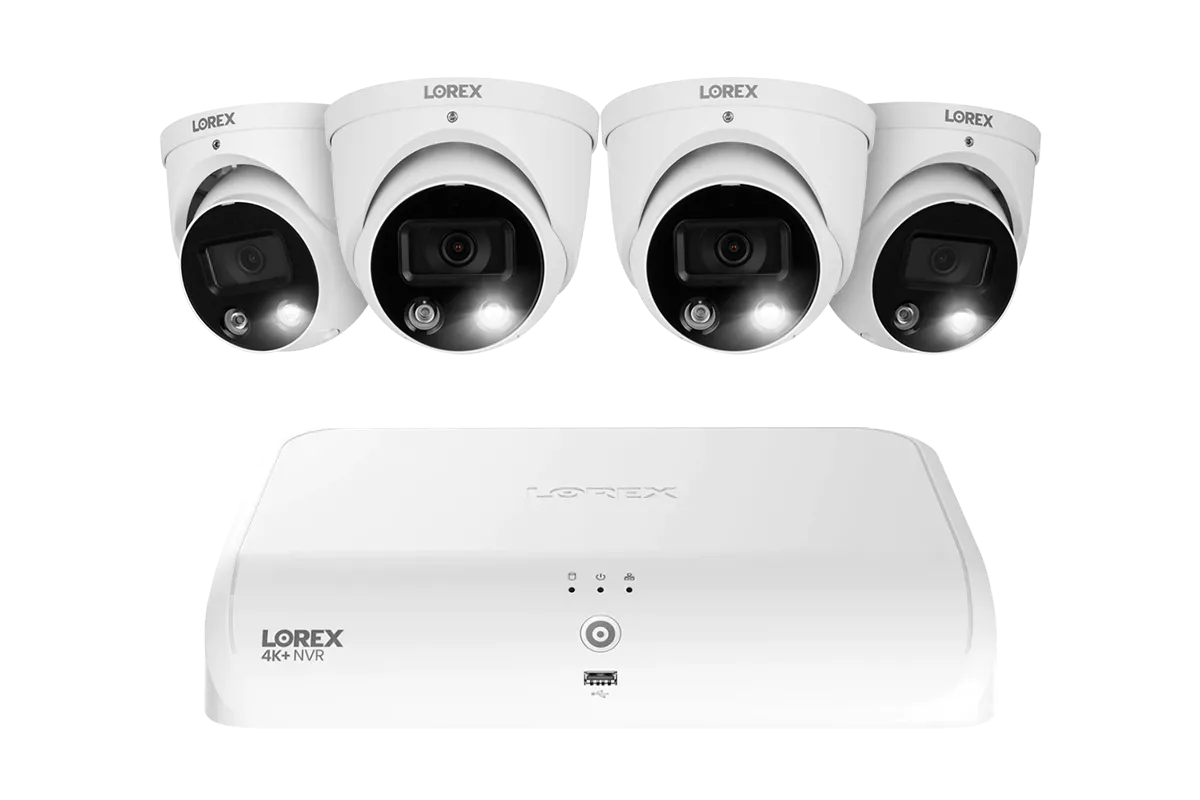 Lorex Fusion Series 4K  16 Channel (8 Wired   8 Fusion Wi-Fi) 2TB Wired System with H13 Wired 4K IP Dome Cameras