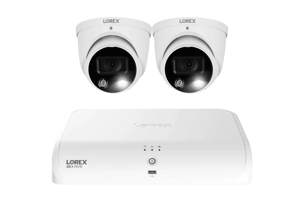 Lorex Fusion Series 4K  16 Channel (8 Wired   8 Fusion Wi-Fi) 2TB Wired System with H13 Wired 4K IP Dome Cameras