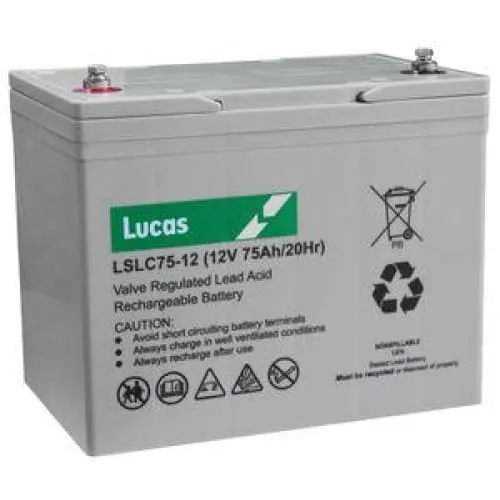 Lucas SLC75-12 75Ah AGM Mobility & Golf Battery