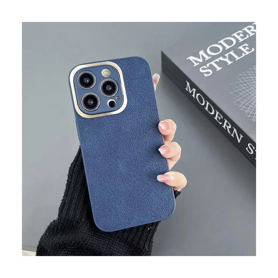 Luxe Leather Protective Phone Case for iPhone 11 - Blue