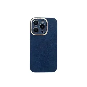 Luxe Leather Protective Phone Case for iPhone 11 - Blue