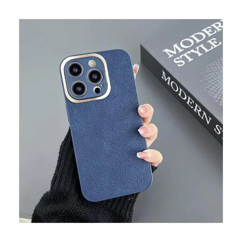 Luxe Leather Protective Phone Case for iPhone 11 Pro - Blue