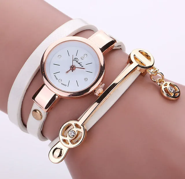 Luxury Brand Leather Quartz Watch Women Ladies Casual Fashion Bracelet Wrist Watch Wristwatches Clock Relogio Feminino Female