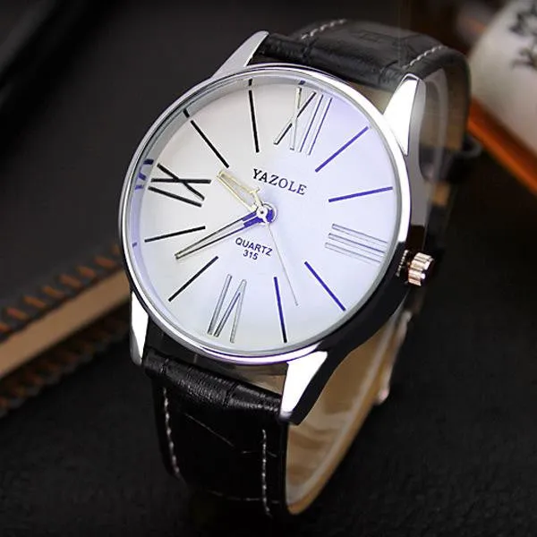 Luxury Brand Leather Watches Men Waterproof Fashion Casual Sports Quartz Watch Dress Business Wrist Watch Hour for Men Male