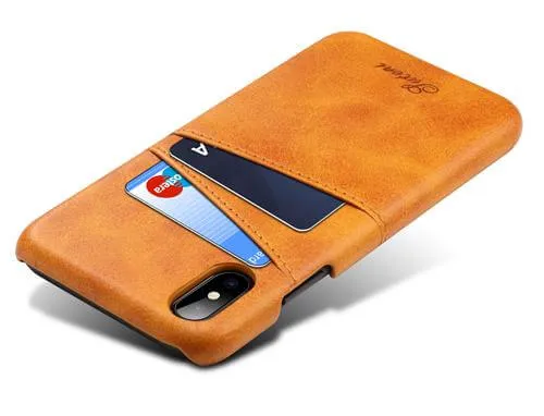 Luxury Leather Wallet Case For Iphone X