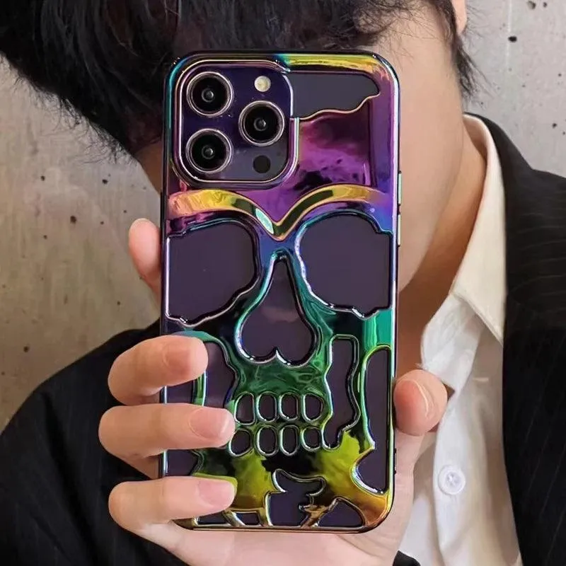 Luxury skeleton Skull Case for iPhone